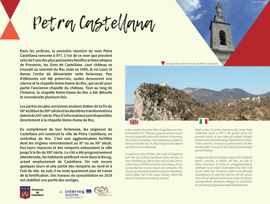 Photo de la cité de Petra Castellana